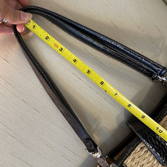 Brighton Straw With Leather Trim Shoulder/Tote Bag - Picture 9 of 13